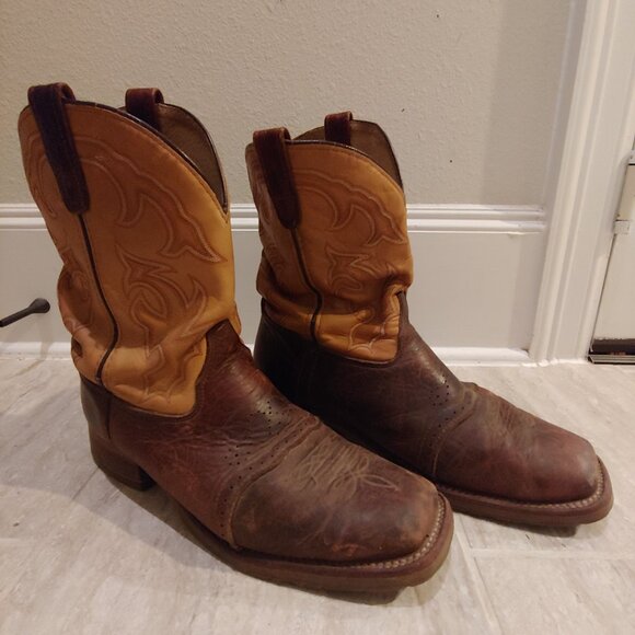 Double H Other - Double-H Mens Sz 13 D Brown Leather Work Western Cowboy Boots 4305